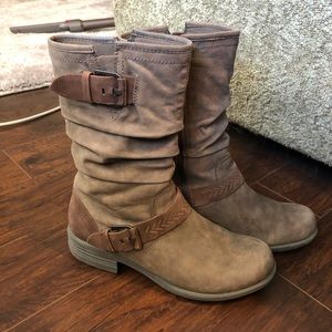 Rockport Cobb Hill two-tone soft leather boot